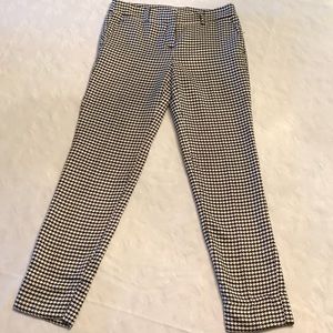 Hounds tooth black and white pants